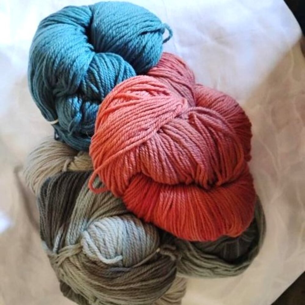 Grab bag ~ 24.5oz / 7 skeins ~ wool yarn